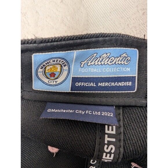 Manchester City FC Ice Cream Flat Brim Snapback Hat Fan Ink Soccer Football MLS - Picture 7 of 8